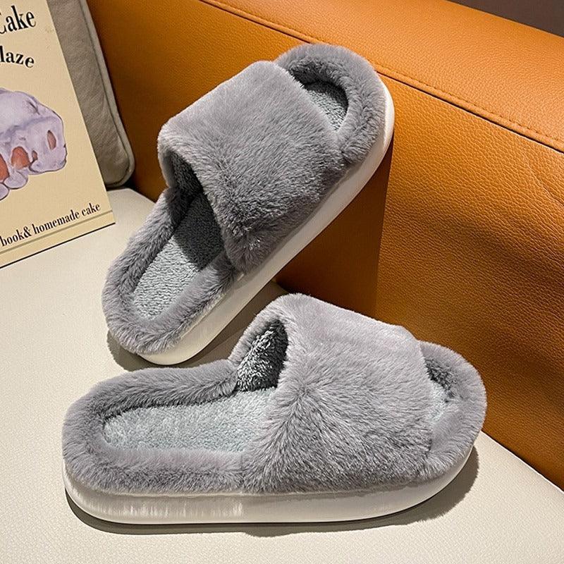 Chaussons nuageux en fausse fourrure pour femmes – Image 12