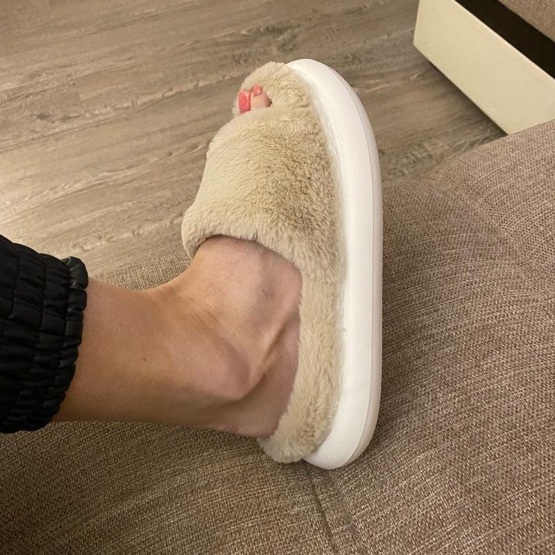 Chaussons nuageux en fausse fourrure pour femmes – Image 14