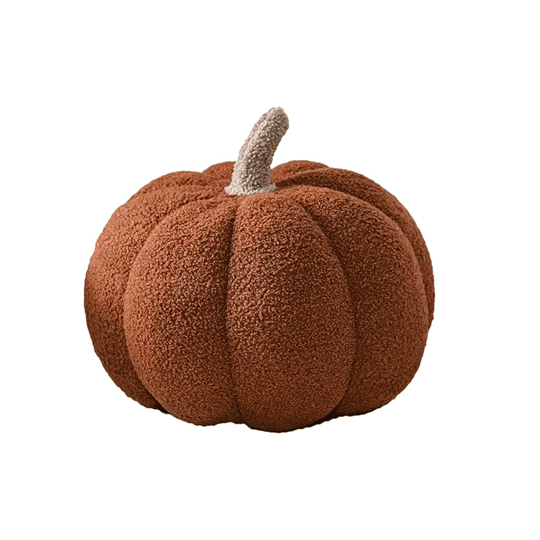 Oreiller en forme de citrouille