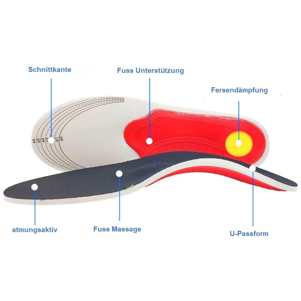 Semelles pour hommes et femmes Sous-arche orthopedique – Image 3