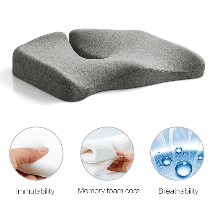 Coussin de soutien des hanches, doux et de qualité supérieure gris