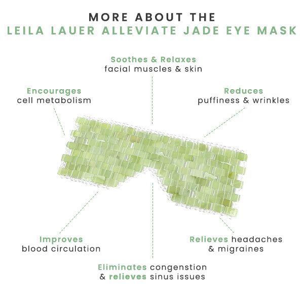 Masque pour les yeux Alleviate Jade de LeilaLauer – Image 3