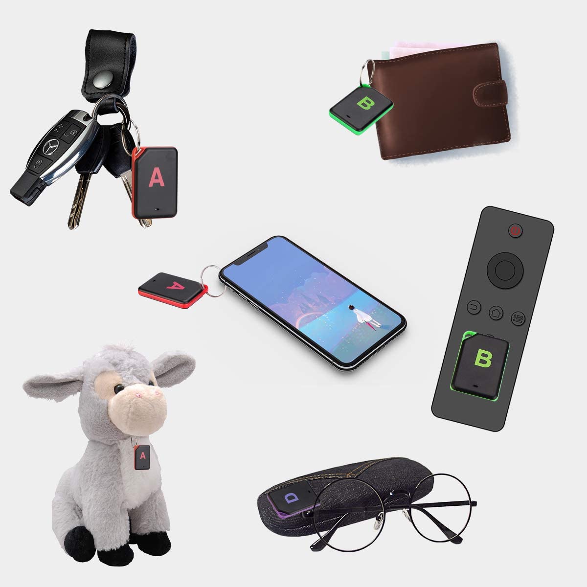 Localisateur d'objet et Anti-Perte - Auto Collant Emetteur Récepteur Sans Fil – Image 2