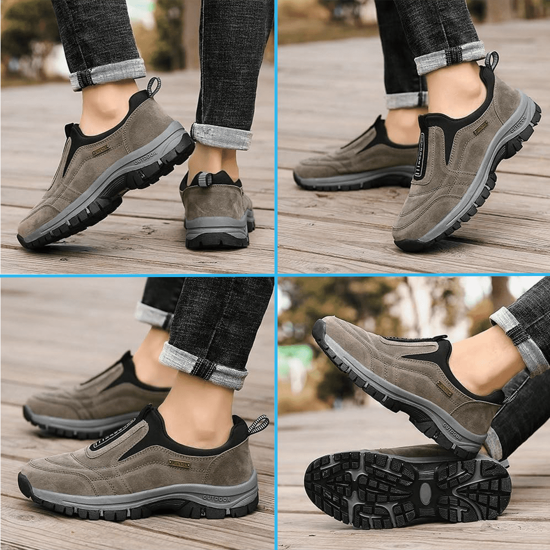 Orthoconfort chaussures a enfiler pour hommes soulagement douleur pieds et dos – Image 2