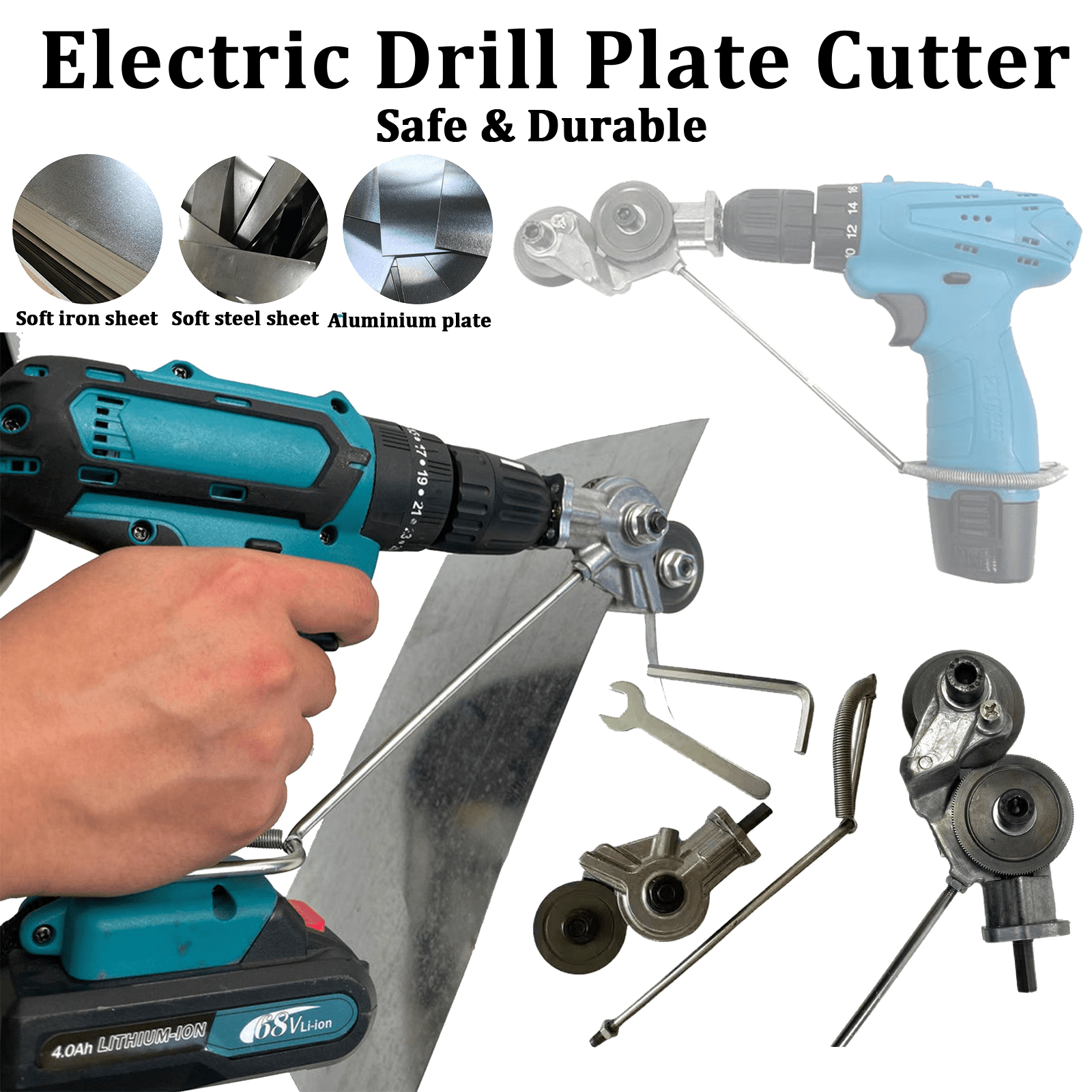 Embout de perçage pour coupeur de tôle électrique – Image 12