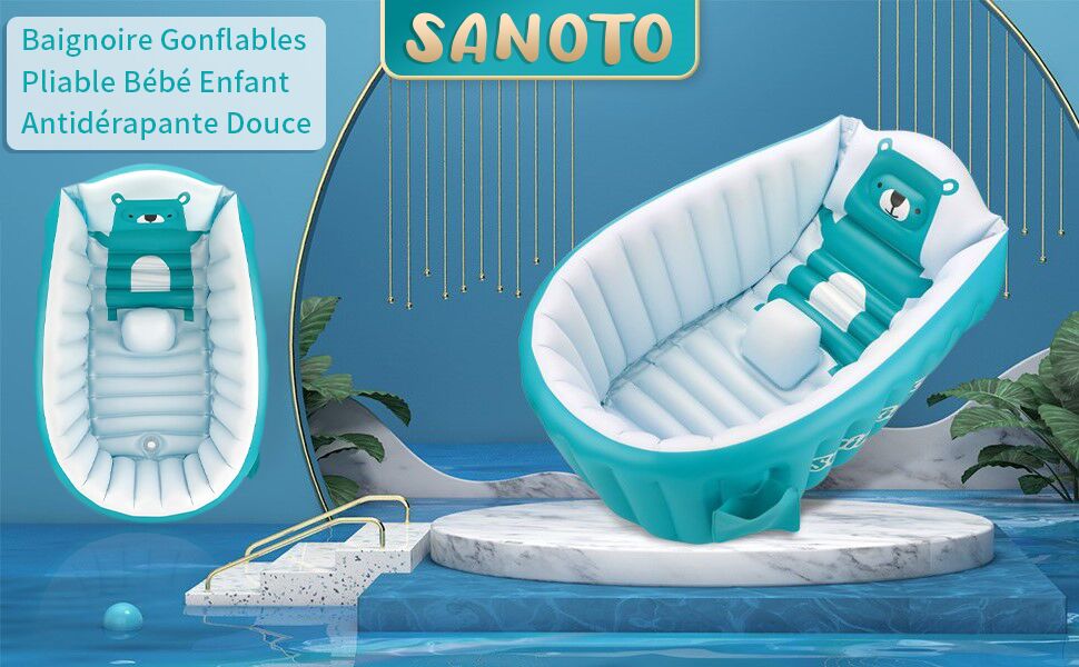 Baignoire gonflables pliable bébé