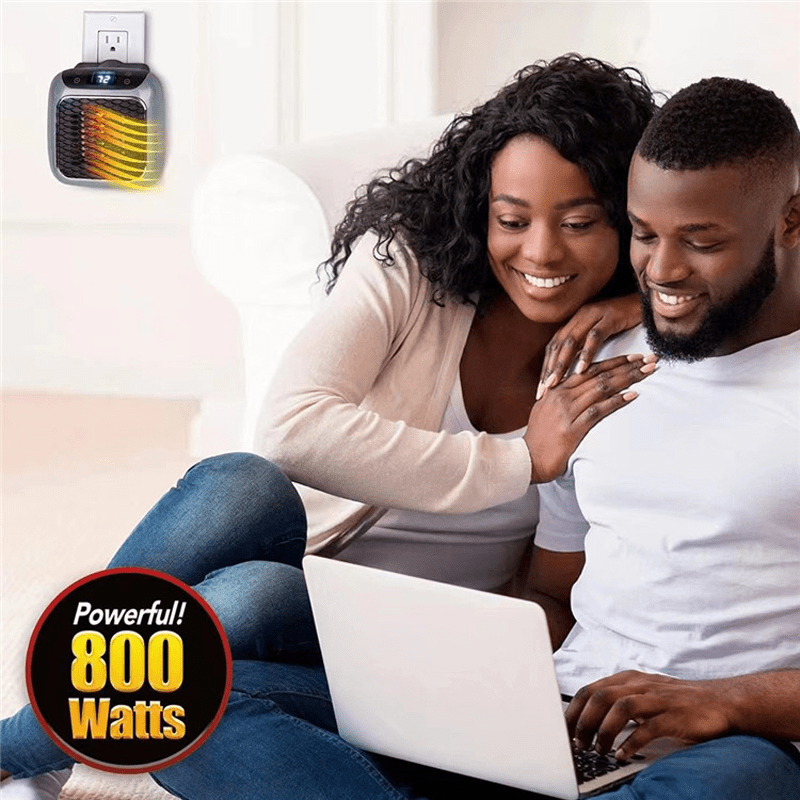 ChauffeRapid Mini radiateur électrique portable 800W EcoWarm Equiwarm heataura Luxiheat – Image 4