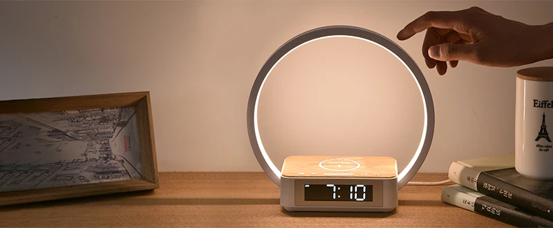 BarLamp Lampe Chargeur et Réveil 3 en 1 – Image 4