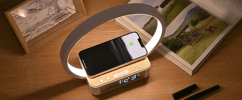 BarLamp Lampe Chargeur et Réveil 3 en 1 – Image 5