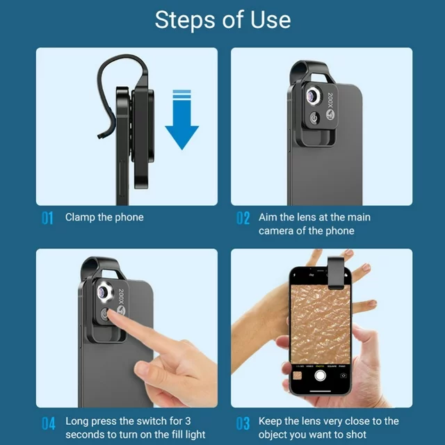 Mini microscope de poche pour téléphone – Image 6