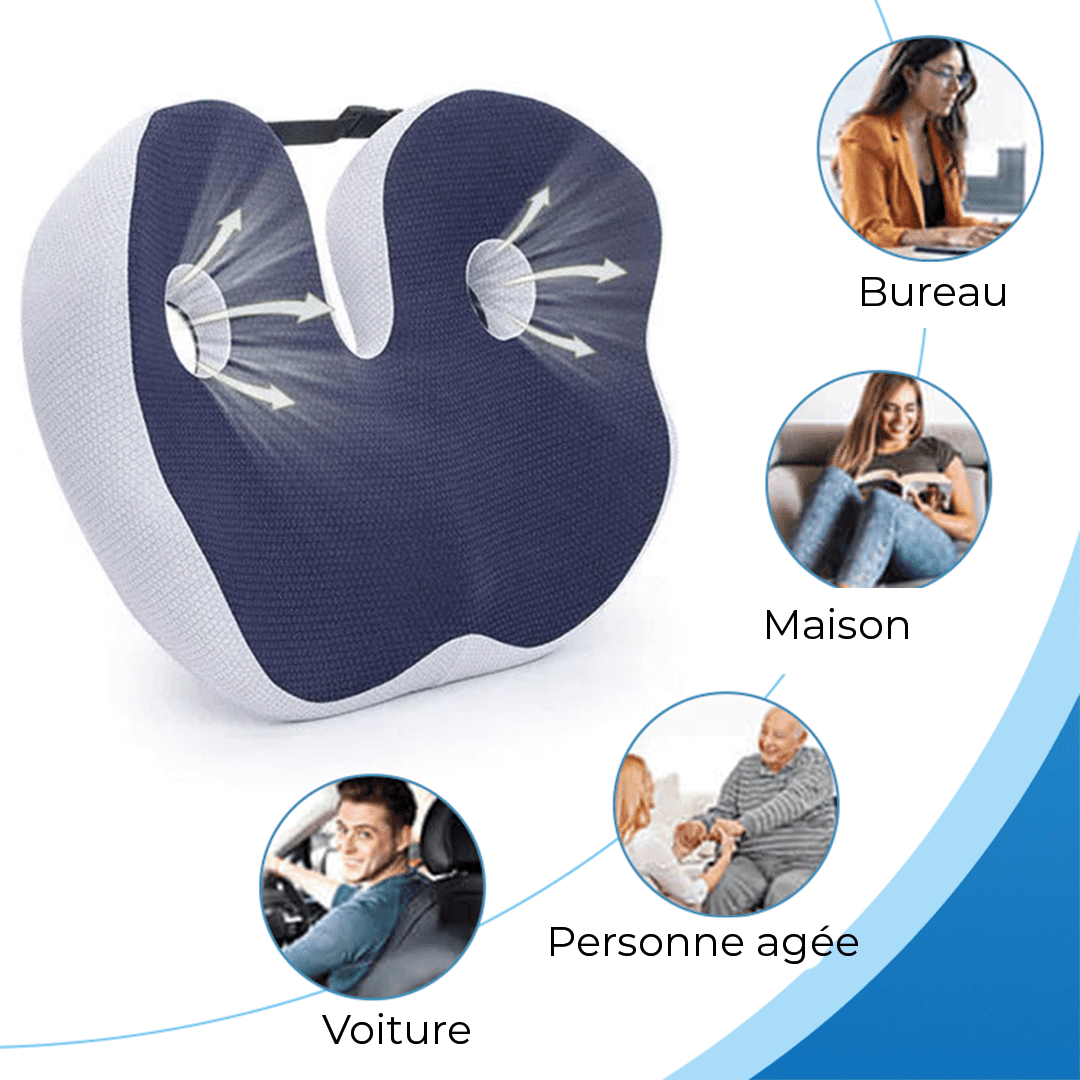 Sherum Ergoseat Coussin Ergonomique Pour Siège – Image 6