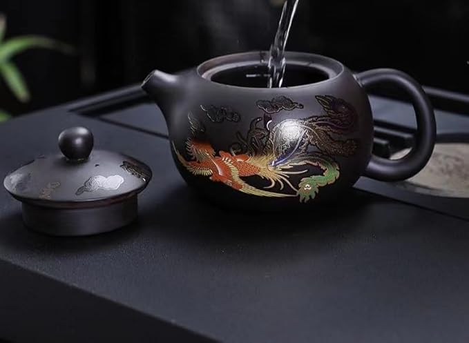 ClayPurple théière dragon phenix change de couleur avec la chaleur – Image 6
