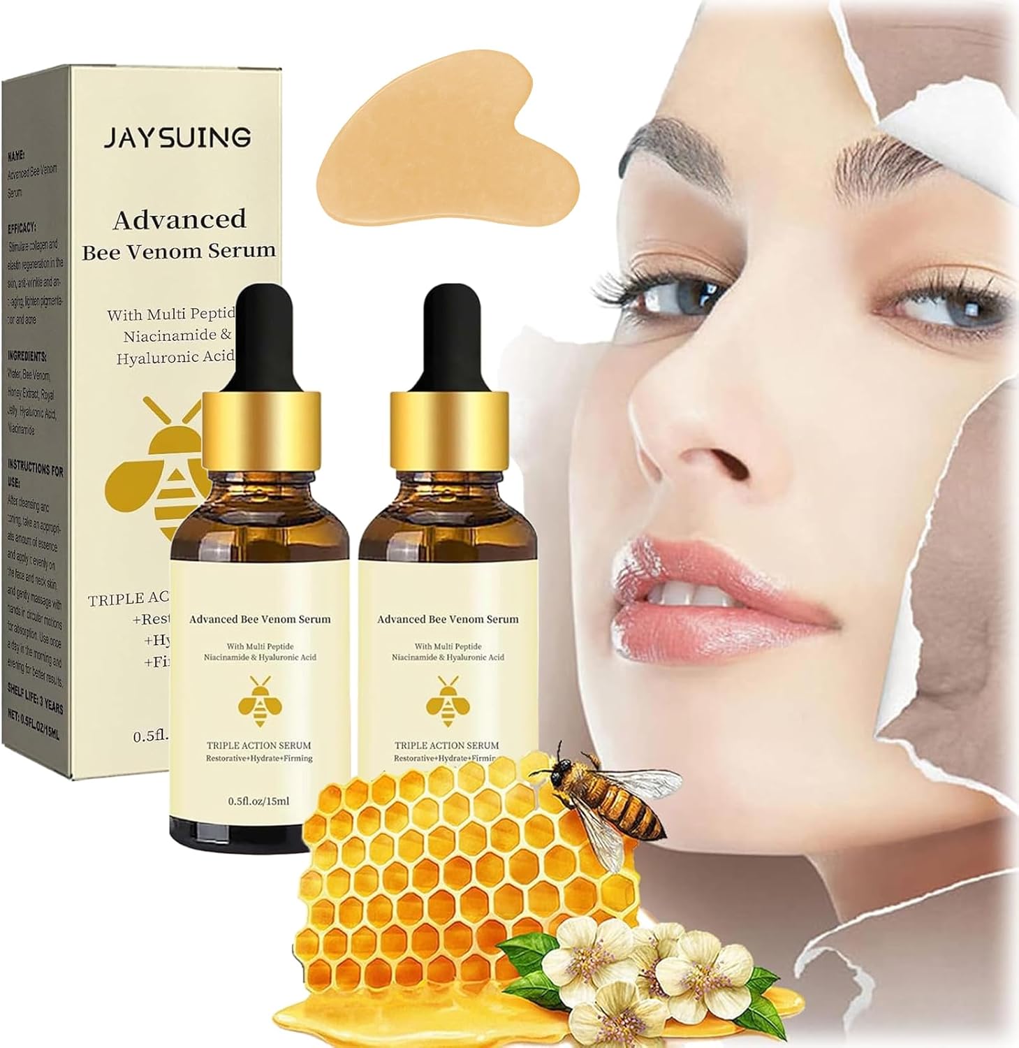 Sérum Anti-âge au venin d'abeille alternative guerlain abeille royale – Image 5