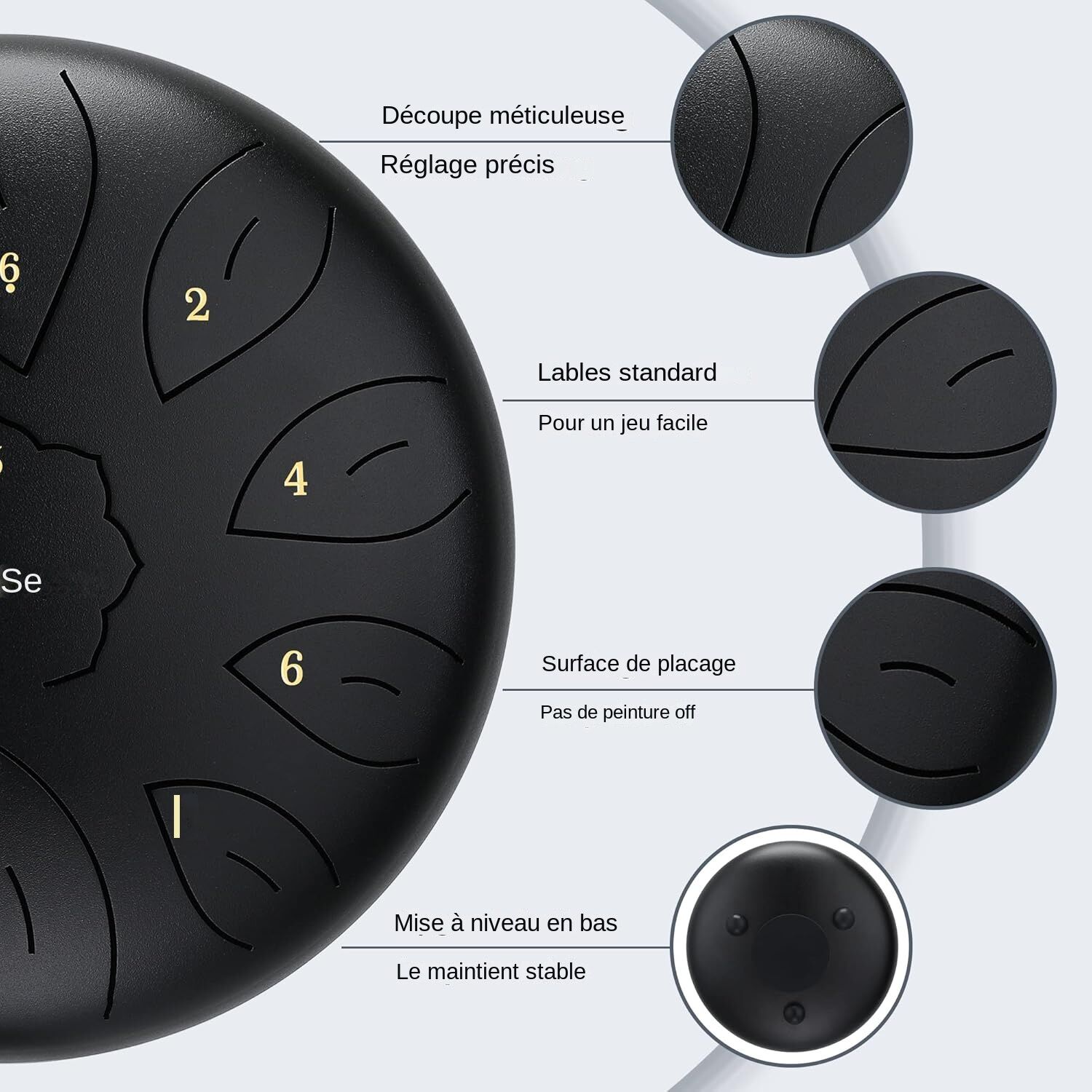 Panda Drum tambour à langue – Image 4