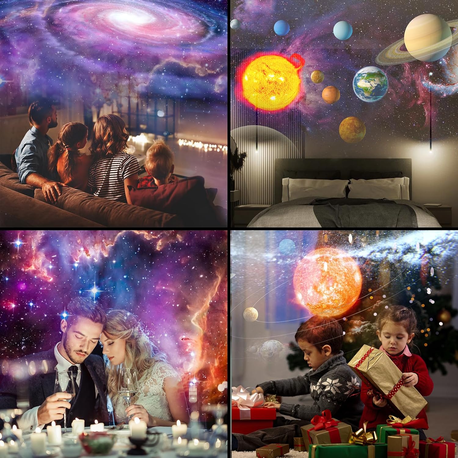 Wallfree skylight Projecteur Galaxie Projecteur d'étoiles Planétarium avec 13 Disques – Image 2