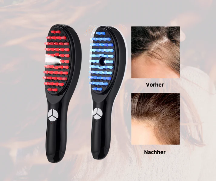 LuxGrow Brosse à cheveux phototherapique repousse des cheveux – Image 10