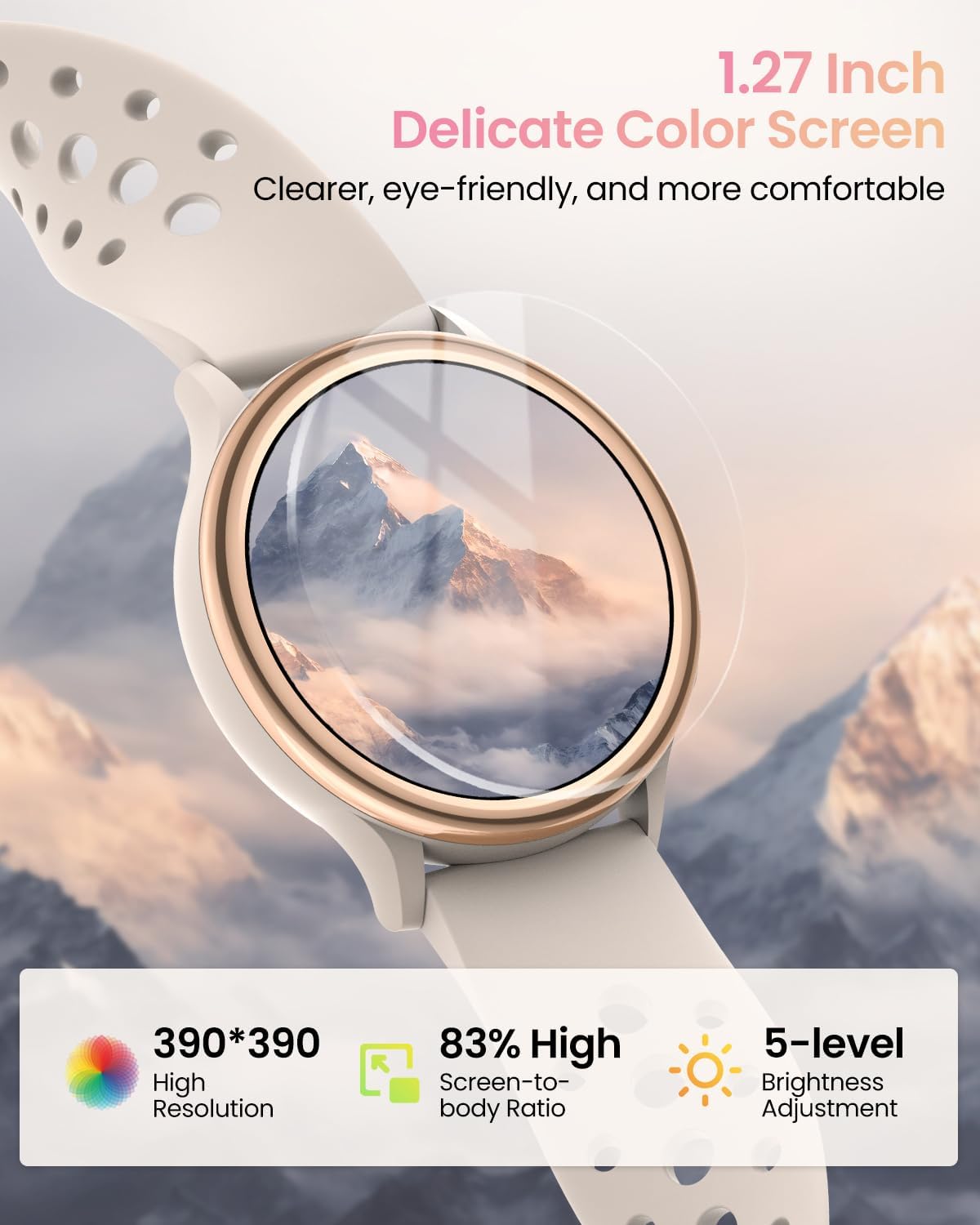 Onyxia FitActive K53 montre connecté légère et Féminine – Image 7