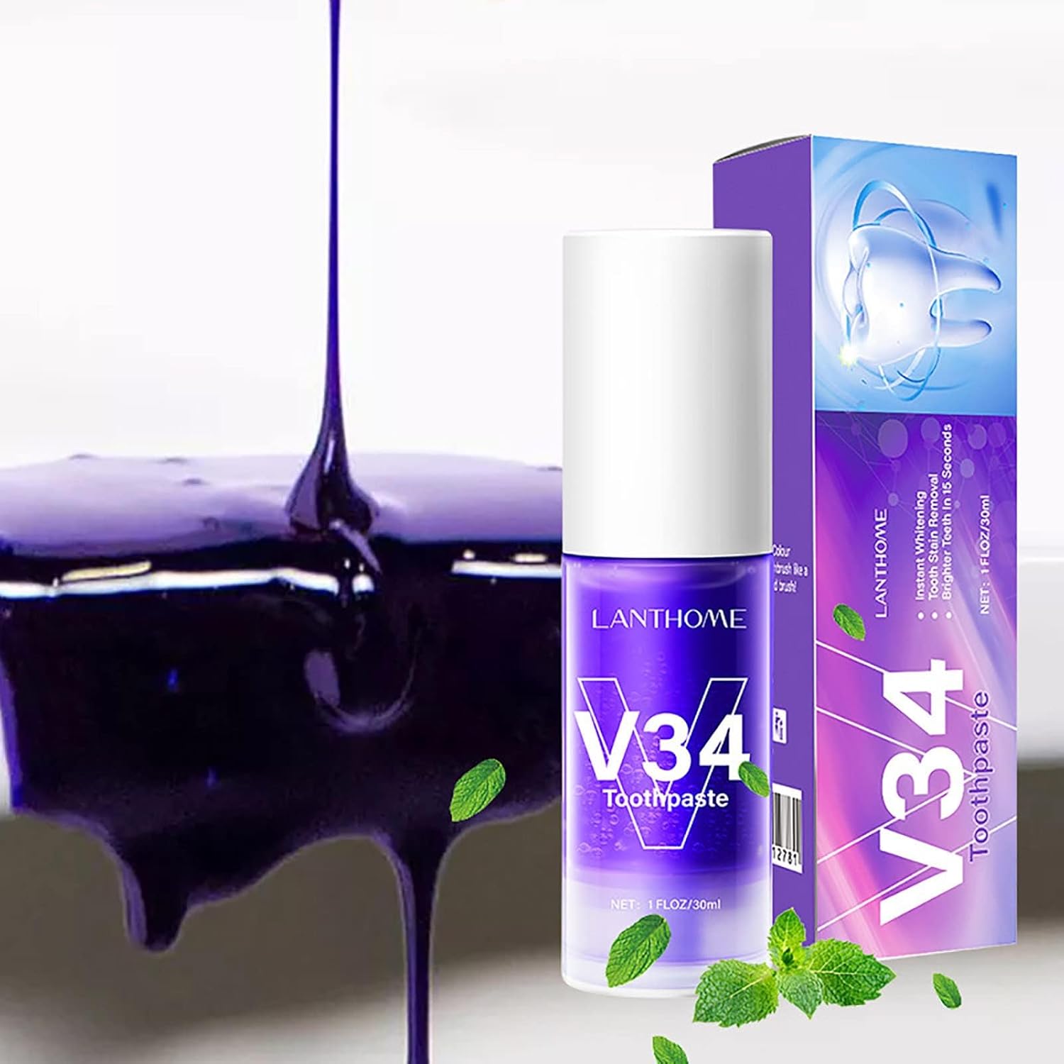 Hismile dentifrice violet blanchissant – Image 8