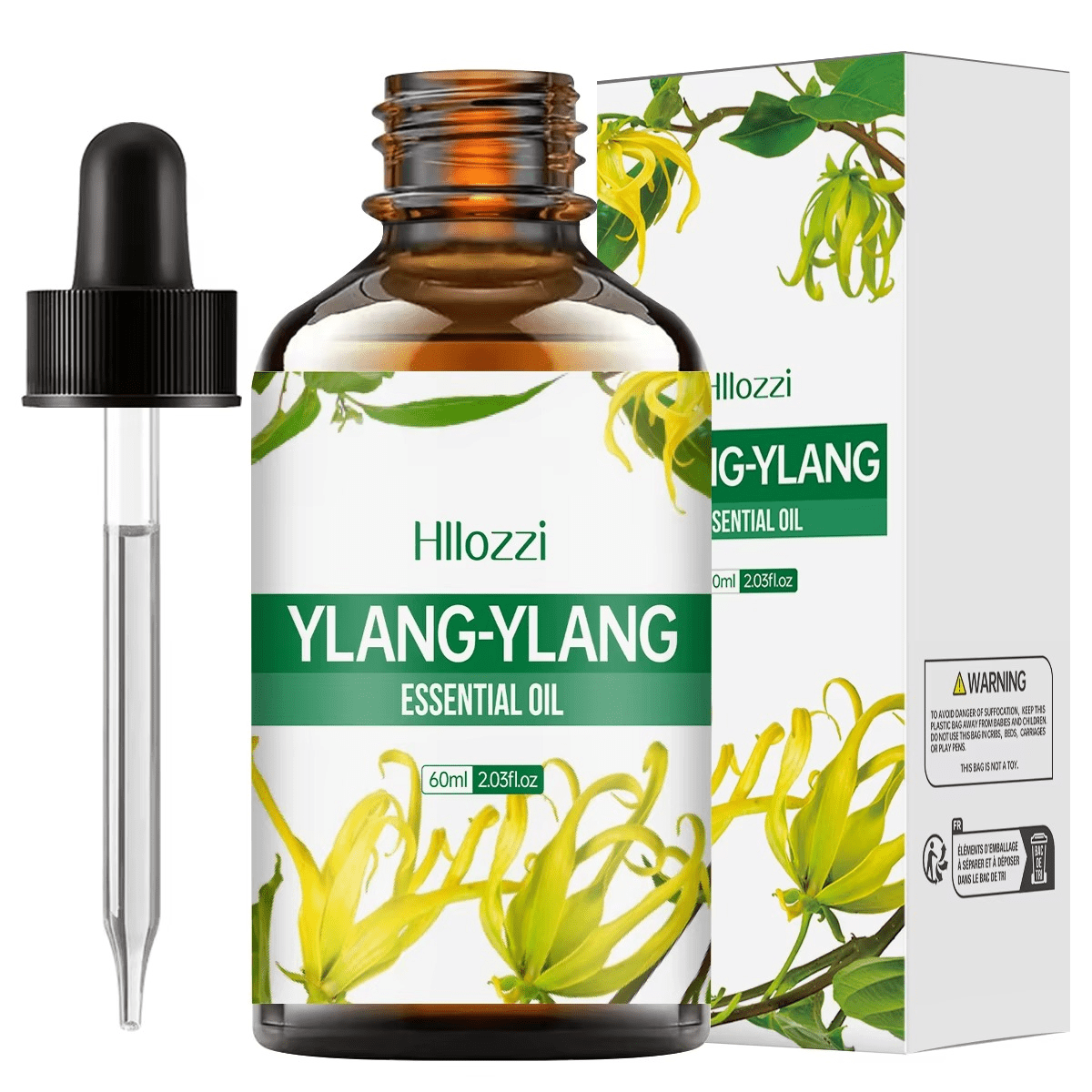Huile essentielle Ylang Ylang pour cheveux brillants et forts