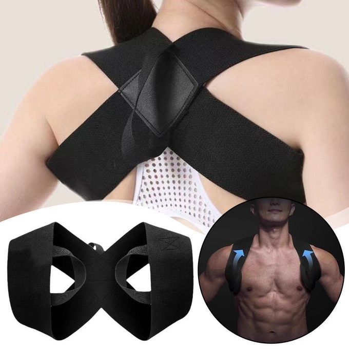 Xiomak Correcteur de Posture du dos clavicule colonne vertébrale ceinture réglable haut du dos, épaule, – Image 2