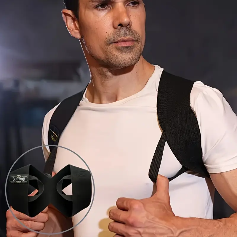 Xiomak Correcteur de Posture du dos clavicule colonne vertébrale ceinture réglable haut du dos, épaule, – Image 7