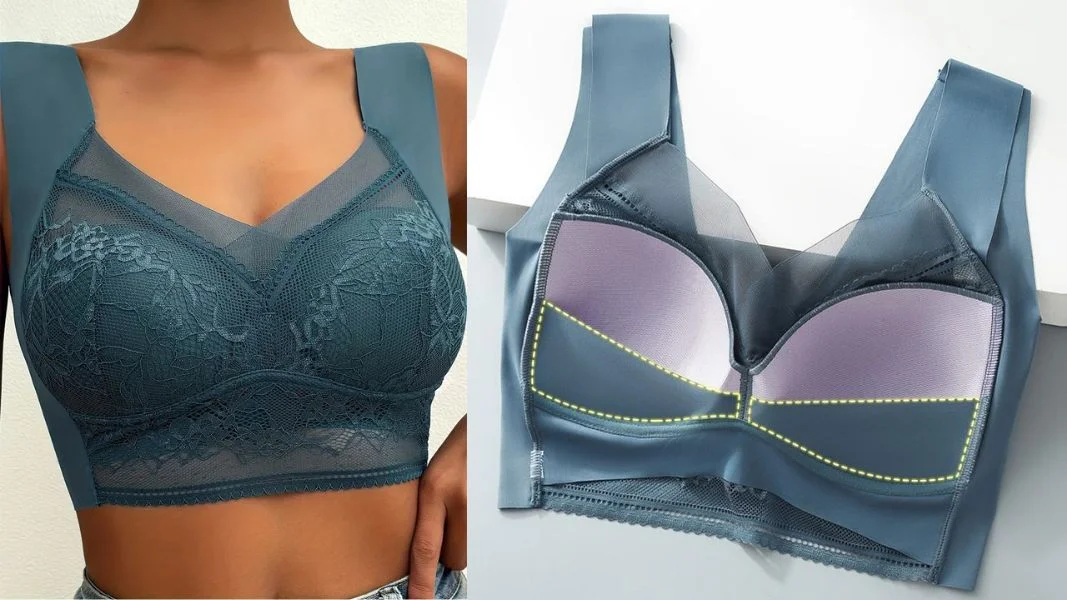 Elora soutien gorge orthopedique sans armature dentelle classique – Image 7