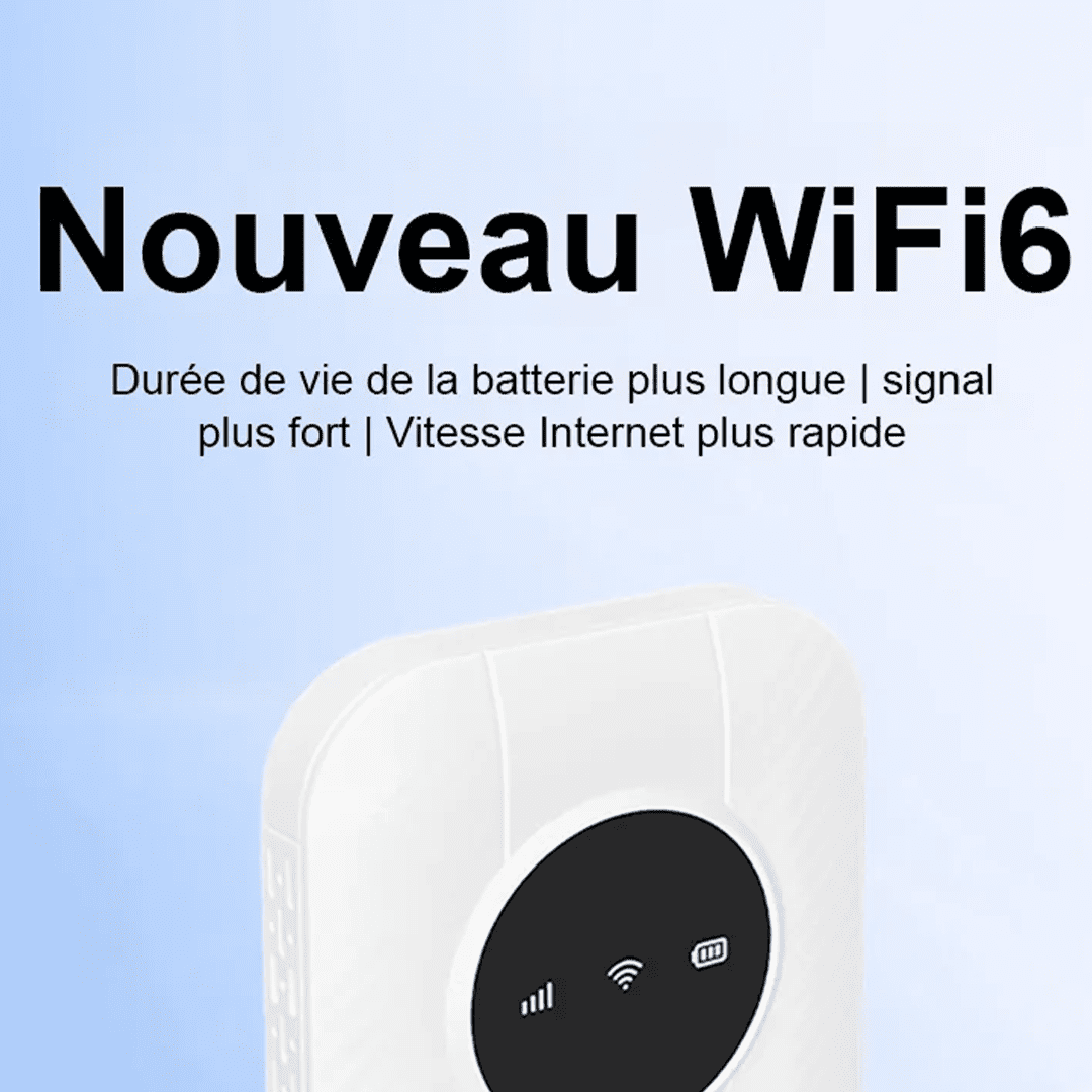 Vytsrd Routeur WiFi portable sans fil avec port USB Modem 4G 300Mbps – Image 3