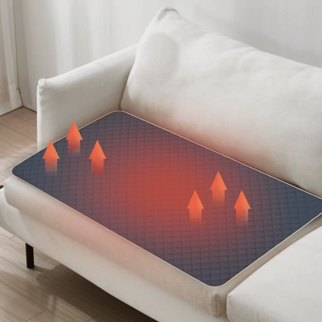 Illustration de la technologie chauffante en fibre de carbone