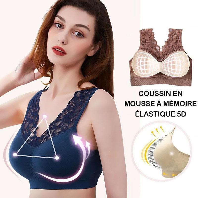 Soutien-gorge en dentelle avec coussinet amovible – Image 3