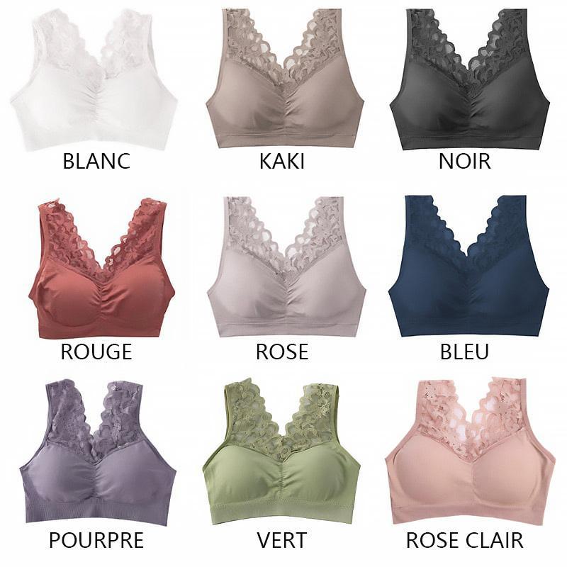Soutien-gorge en dentelle avec coussinet amovible – Image 4