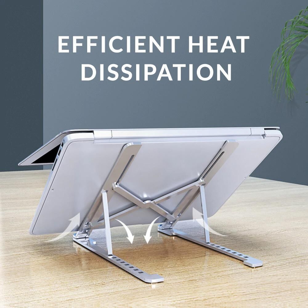 Support pour ordinateur portable pliable et réglable nikasa – Image 5