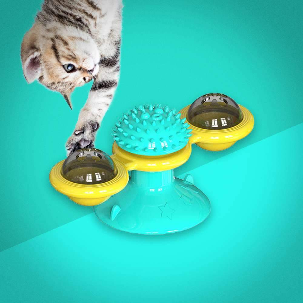 Jouet tourbillonnant et éducatif pour chat - élu produit innovant 2020 spin cat