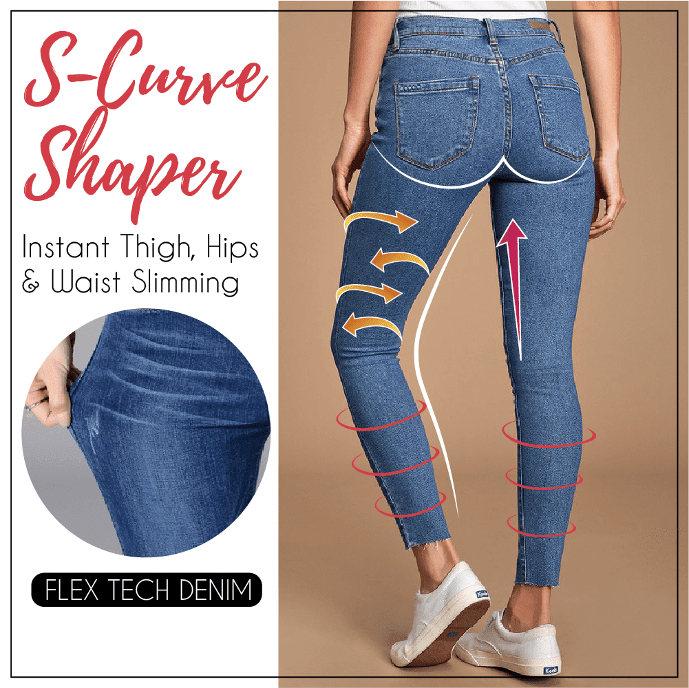 Legging sculptant sans coutures imitation jean - chona – Image 4