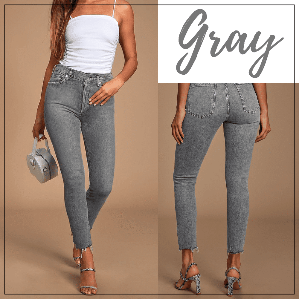 Legging sculptant sans coutures imitation jean - chona – Image 8