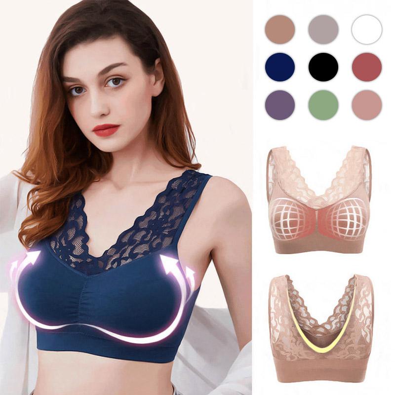 Soutien-gorge  en dentelle avec coussinet amovible