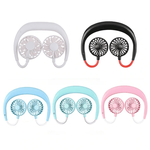 Ventilateur de cou portable à suspension 3 vitesses silencieux - katindi – Image 9