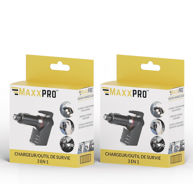 Brise vitre chargeur outil de survie 3 en 1 - maxxpro – Image 8