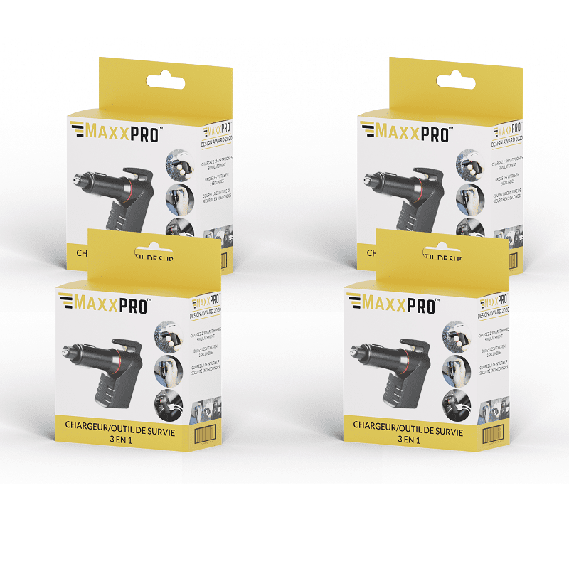 Brise vitre chargeur outil de survie 3 en 1 - maxxpro – Image 10
