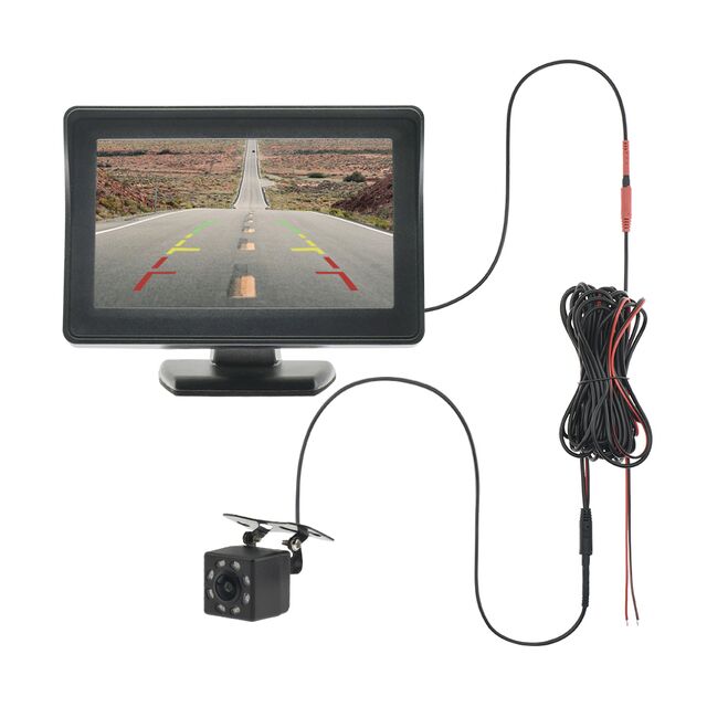 Caméras de Recul pour Voiture avec écran LCD 4,3