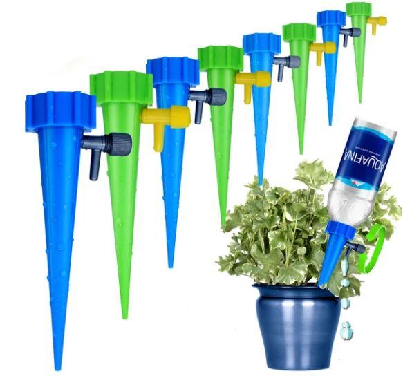 Arrosage goutte à goutte en cours d'utilisation