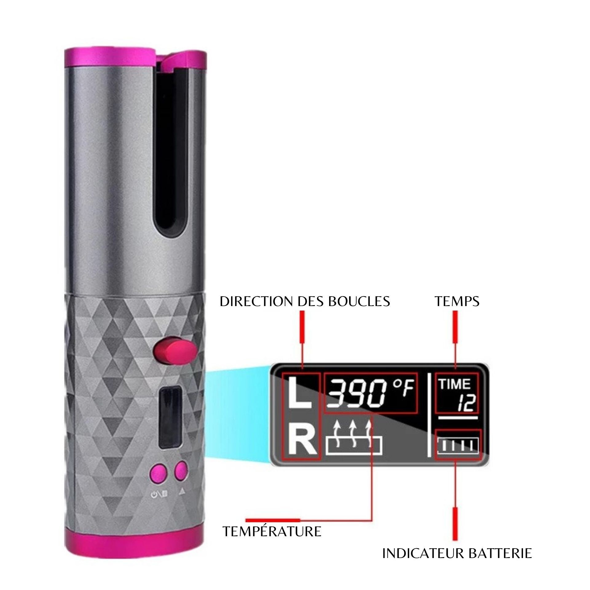 Boucleur sans fil - boucles parfaites