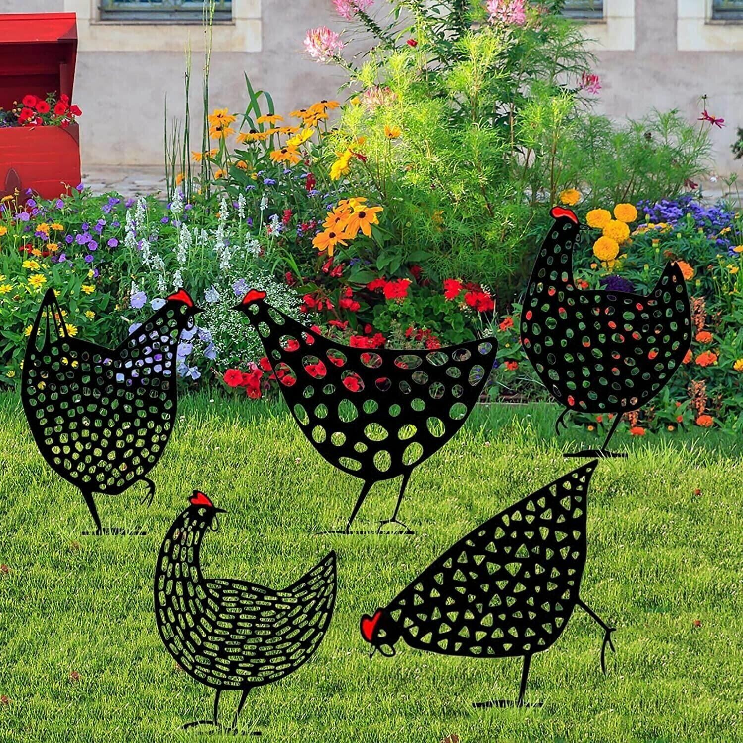 Poules décoratives de jardin – Image 5