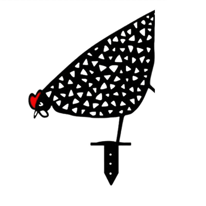 Poules décoratives de jardin – Image 7