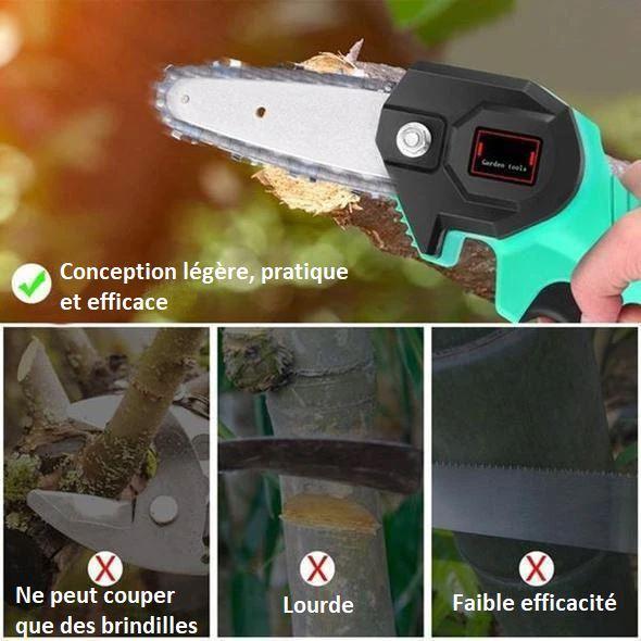 Mini scie à chaîne electrique rechargeable – Image 5