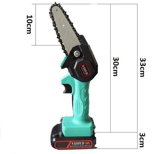 Mini scie à chaîne electrique rechargeable – Image 9