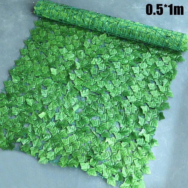 Clôture de jardin feuille verte artificielle – Image 17