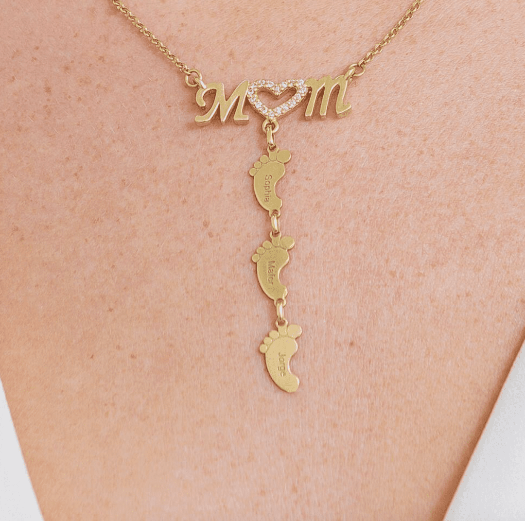 Collier pour la fête des mères avec Pendentif en Acier Inoxydable – Image 4