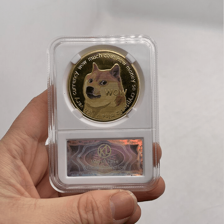 Dogecoin impression couleur uv pièce commémorative – Image 4