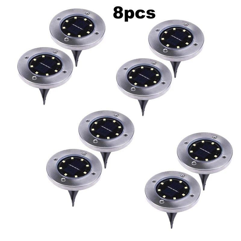 Spot lumineux solaire à 8 led imperméable et intelligent – Image 4