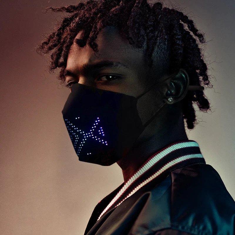 Masque facial à affichage contrôle par application bluetooth – Image 3